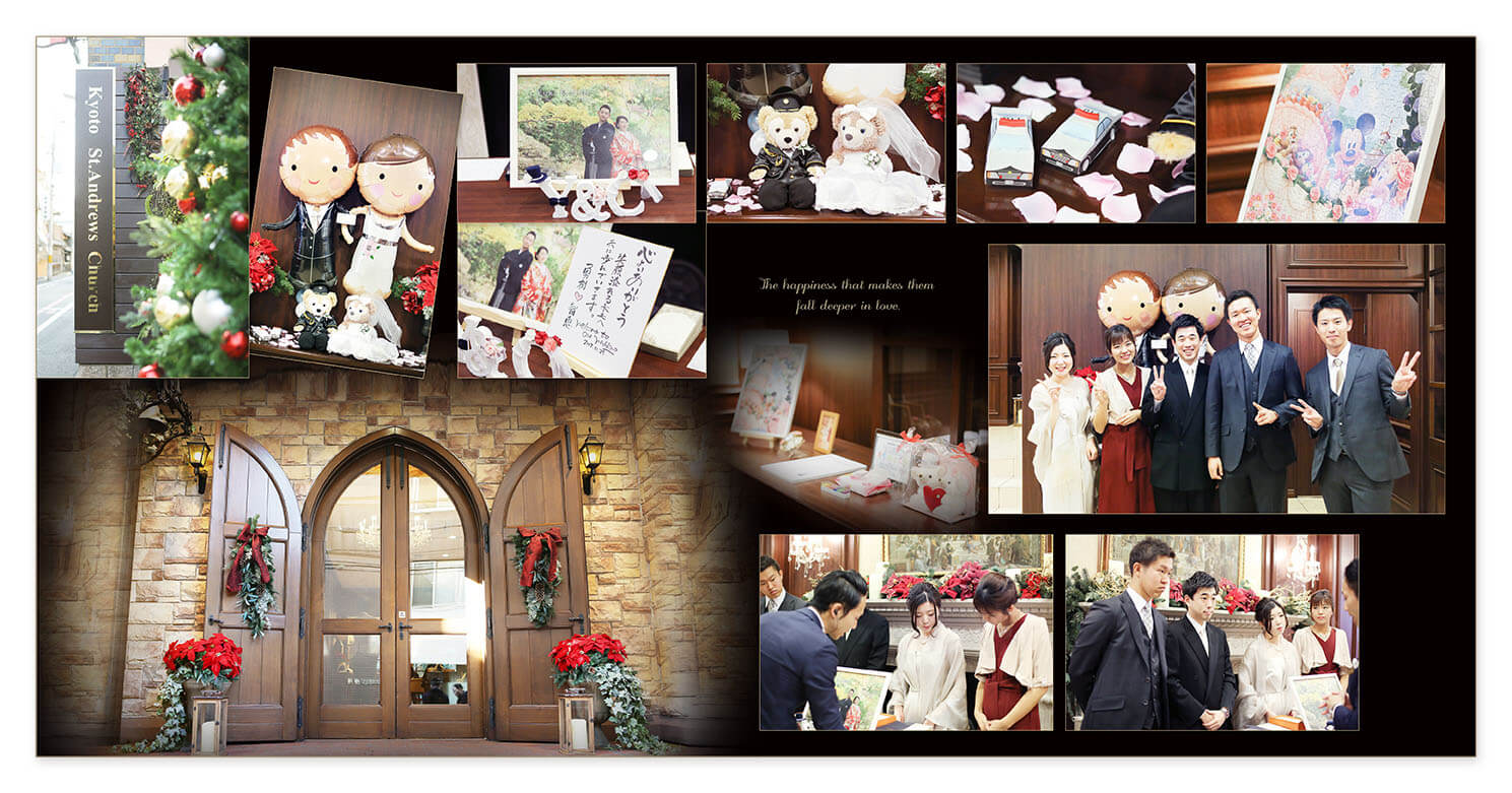 3～4ページ 京都セントアンドリュース教会 結婚式アルバム