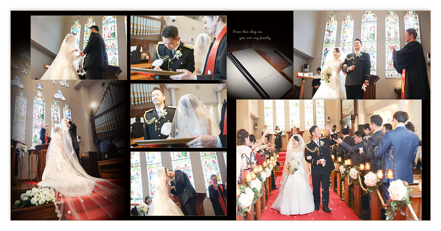 11～12ページ 京都セントアンドリュース教会 結婚式アルバム