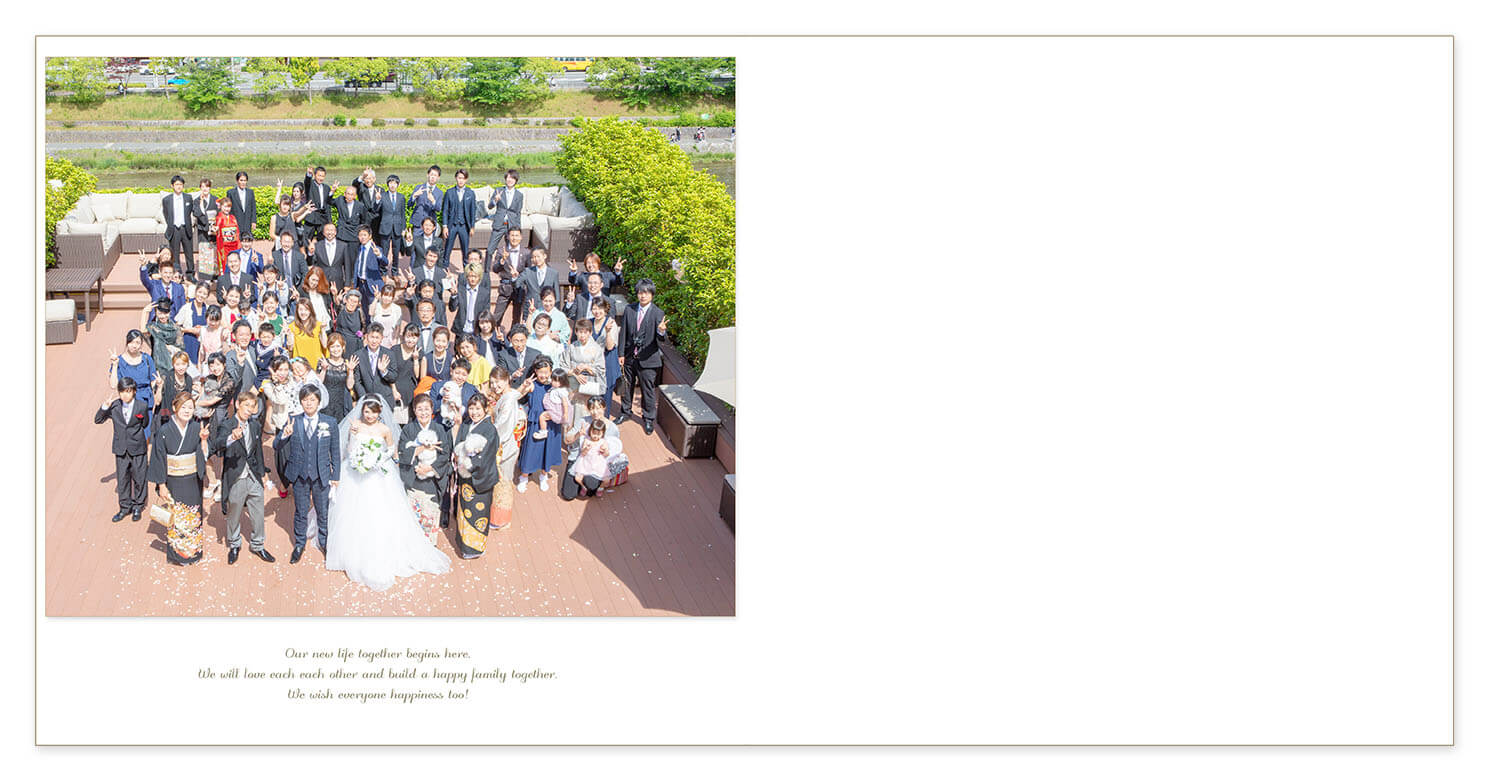 31～32ページ リバースイート京都鴨川迎賓館 結婚式アルバム