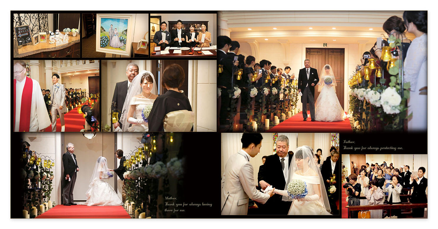 5～6ページ カサ・デ・アンジェラ青山 結婚式アルバム