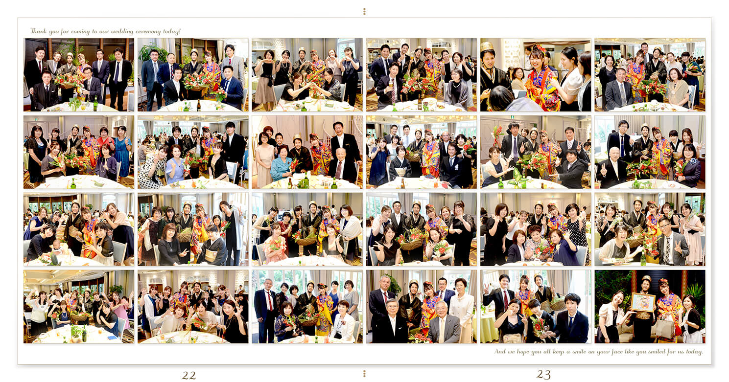 23～24ページ ロイヤルパーク アルカディア久留米 結婚式アルバム
