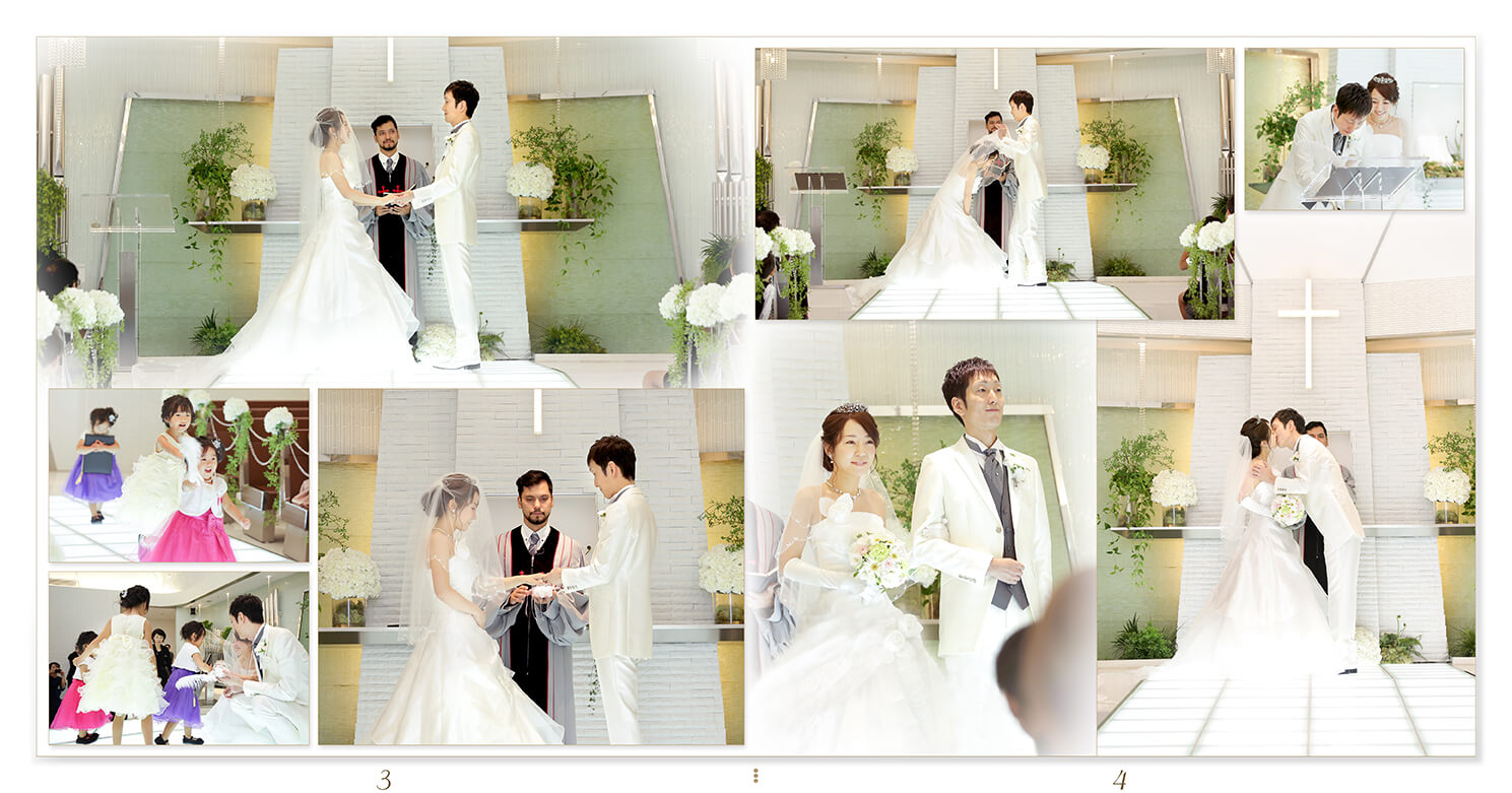 3～4ページ アルカンシエルluxe mariage名古屋 結婚式アルバム