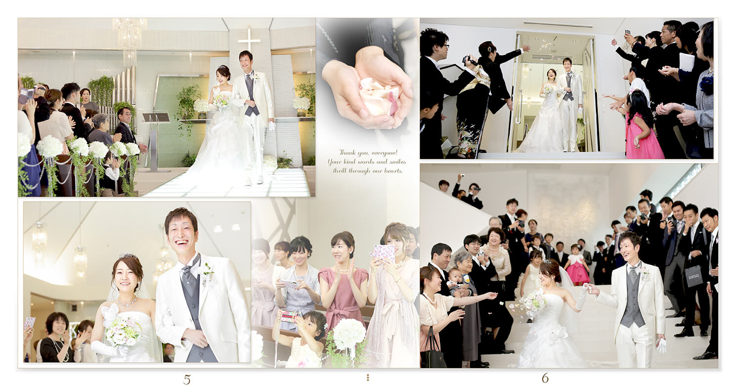 5～6ページ アルカンシエルluxe mariage名古屋 結婚式アルバム