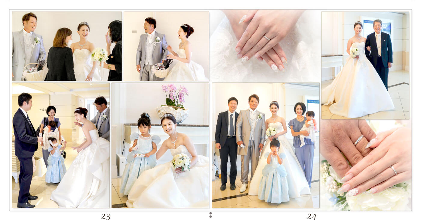 23～24ページ ラ・スイート神戸オーシャンズガーデン 結婚式アルバム