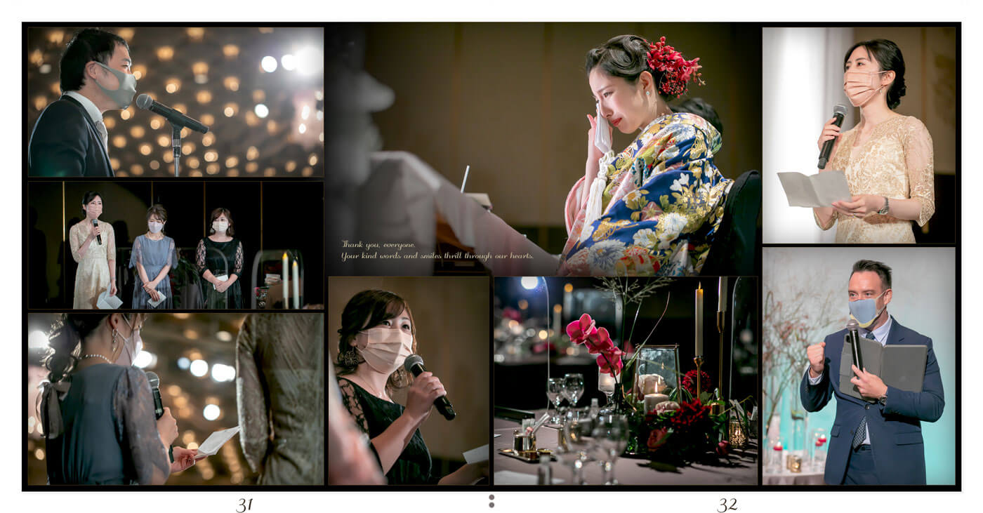 31～32ページ リーガロイヤルホテル大阪 結婚式アルバム