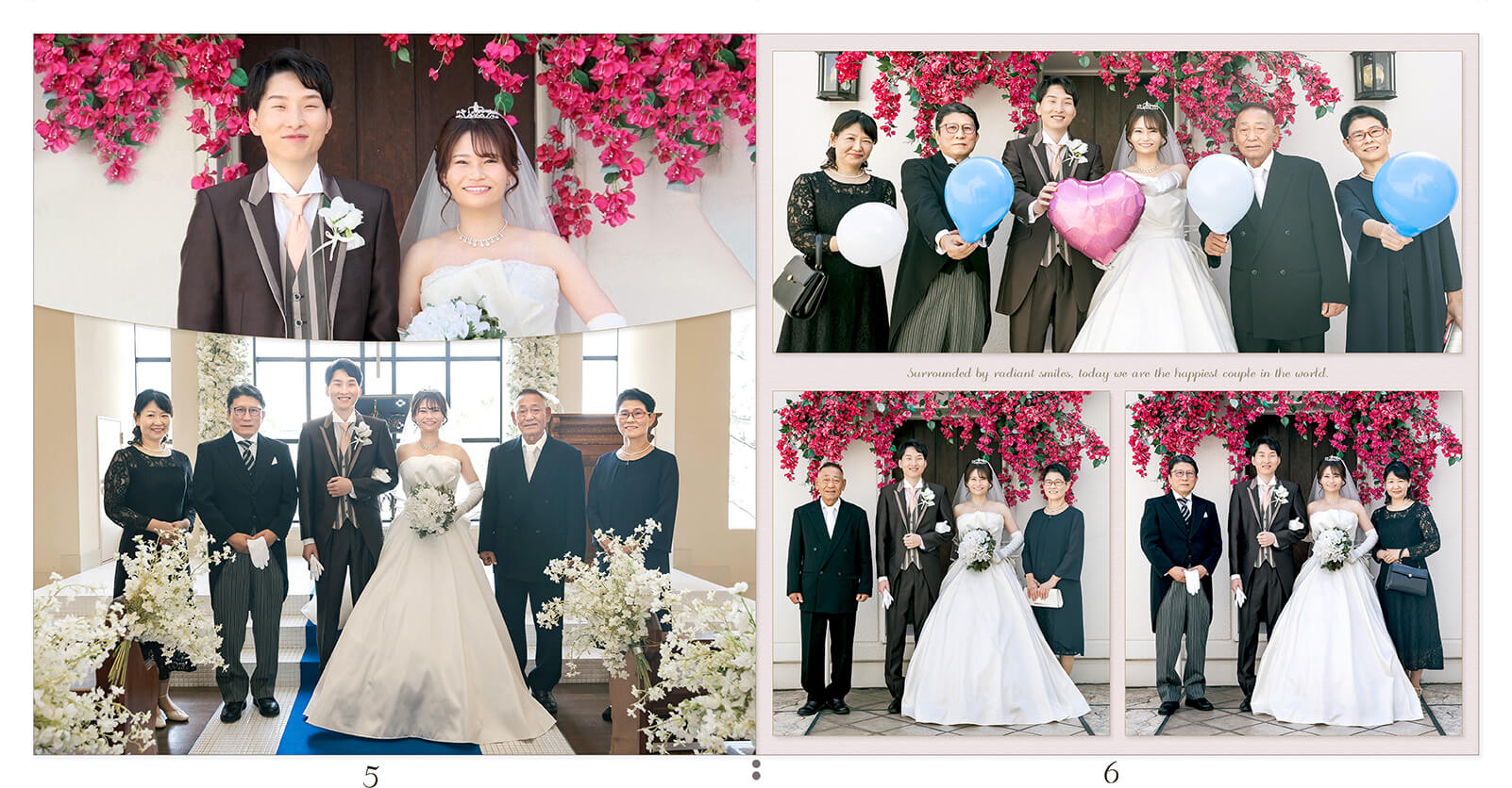 5～6ページ リヴァージュブラン 結婚アルバム