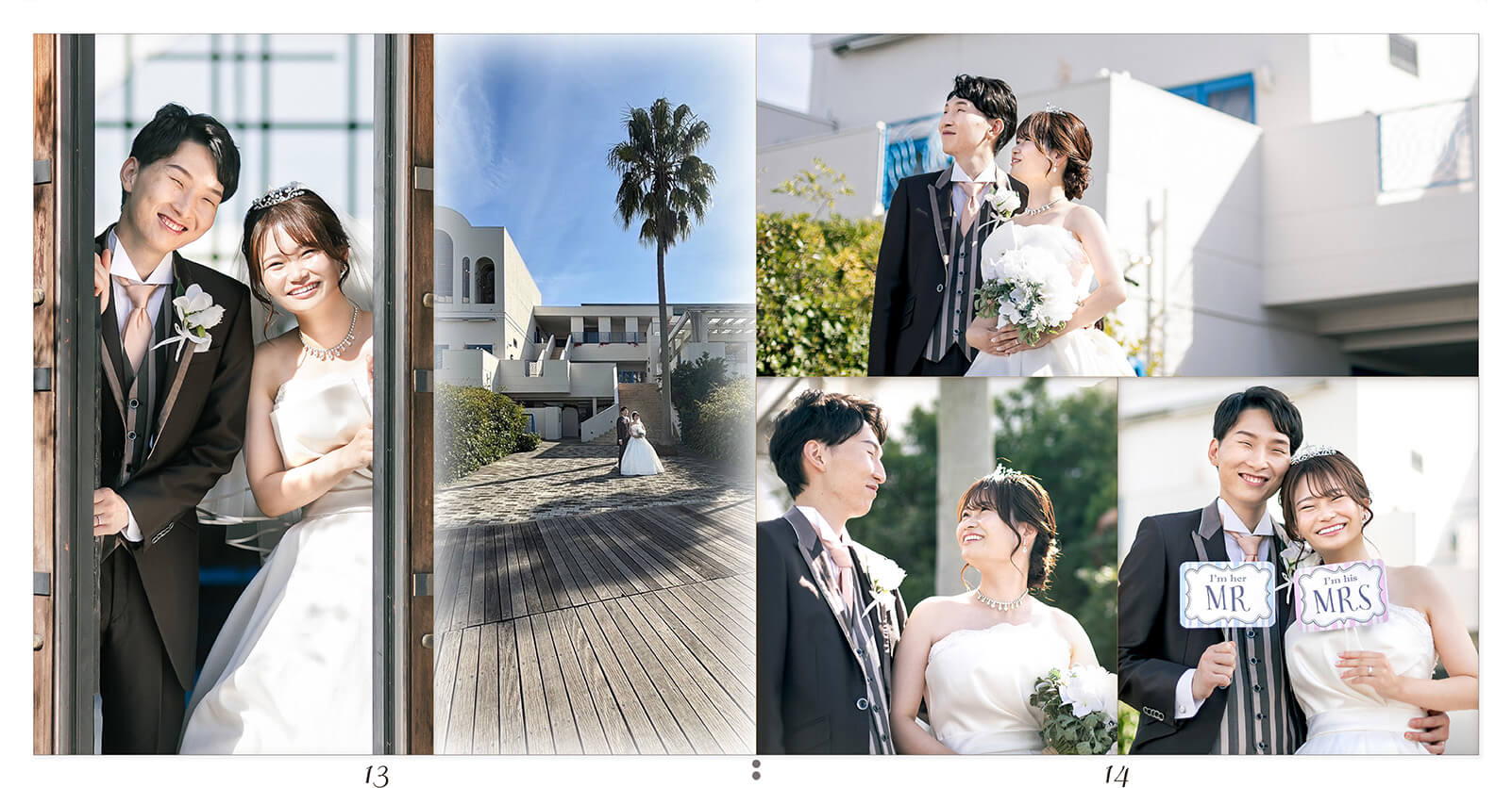 13～14ページ リヴァージュブラン 結婚アルバム
