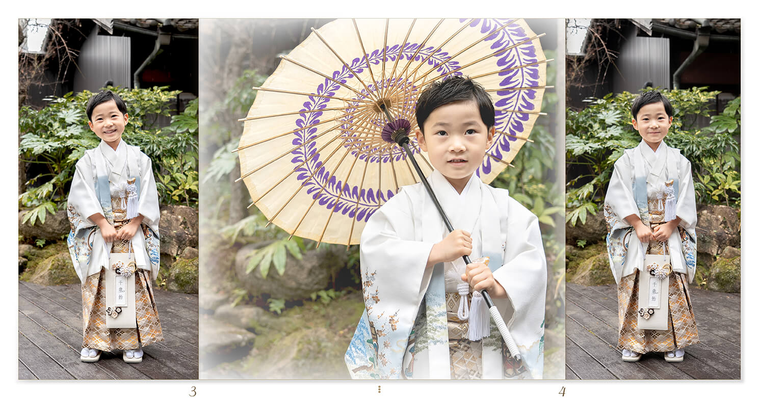 3～4ページ 七五三アルバム