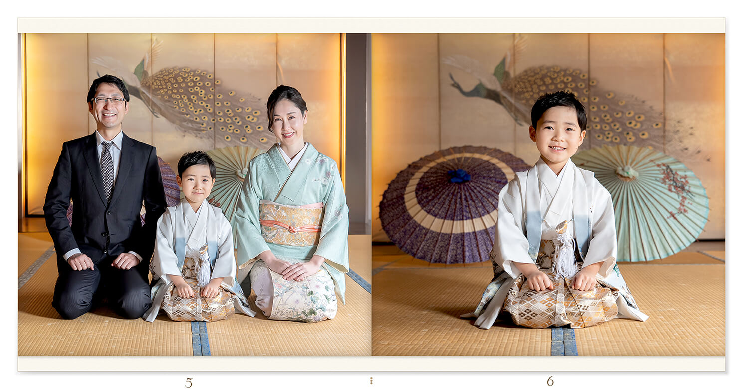 5～6ページ 七五三アルバム