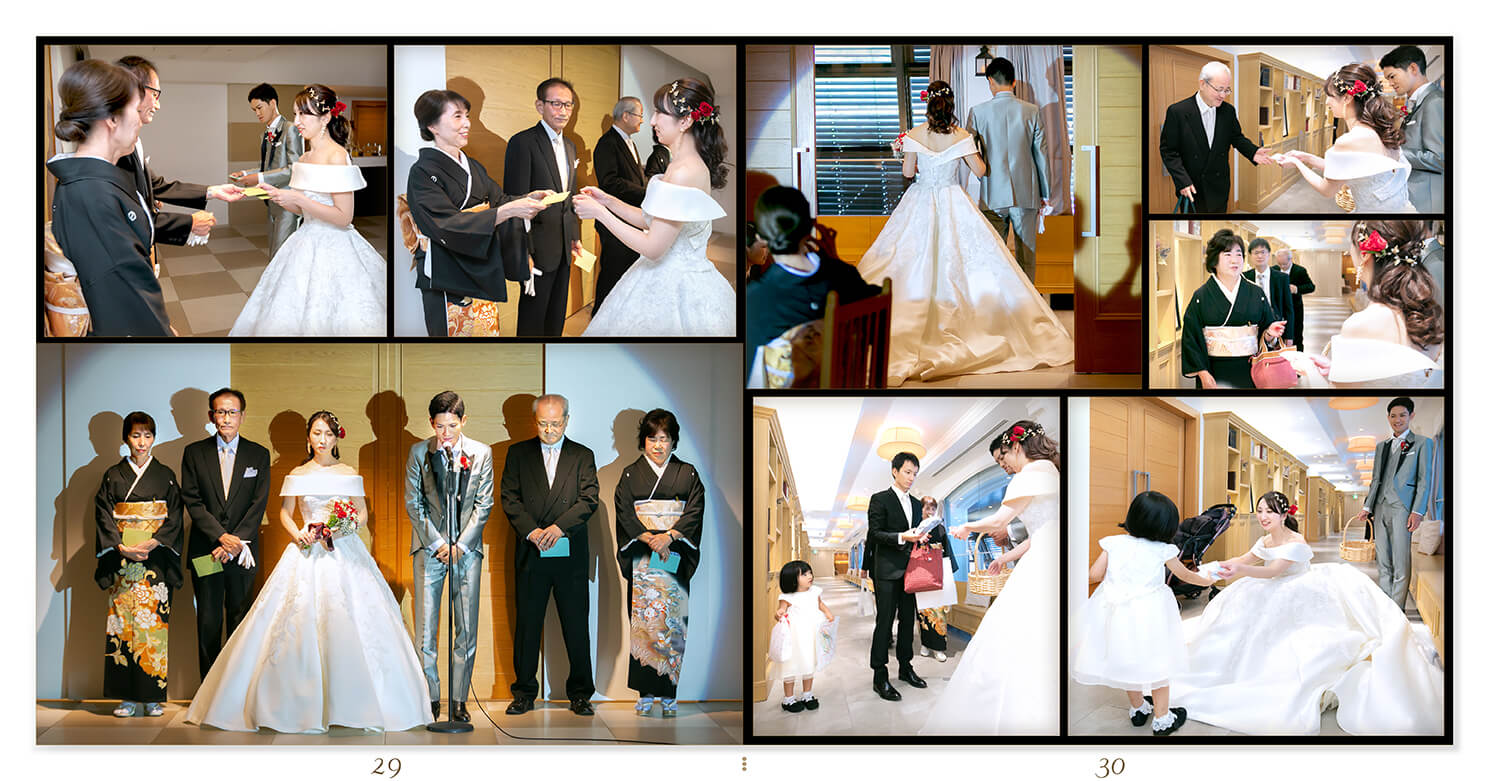 29～30ページ 結婚式アルバム
