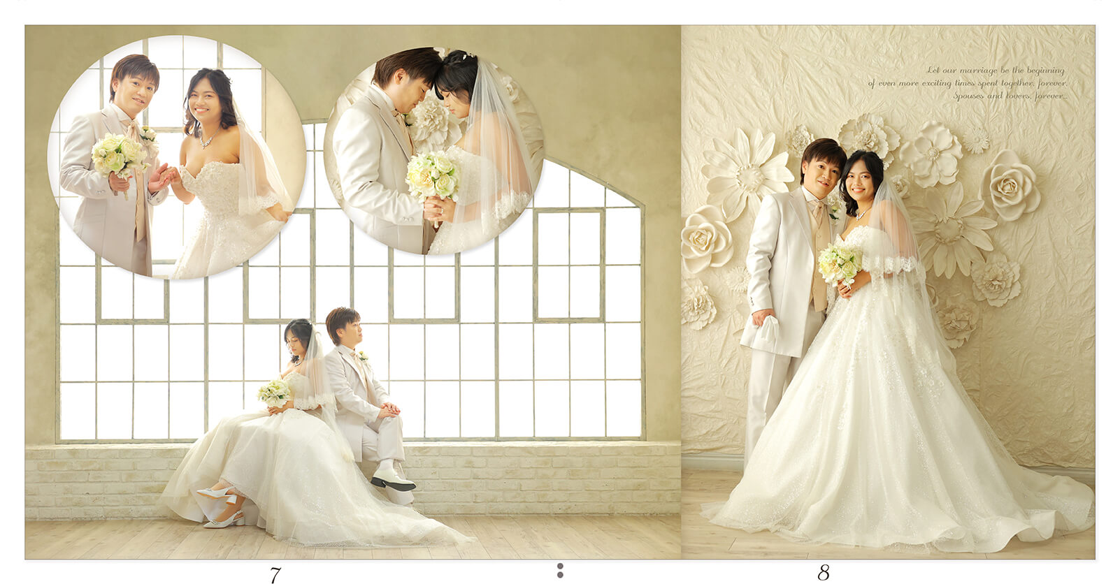 7～8ページ フォトウェディング アルバム