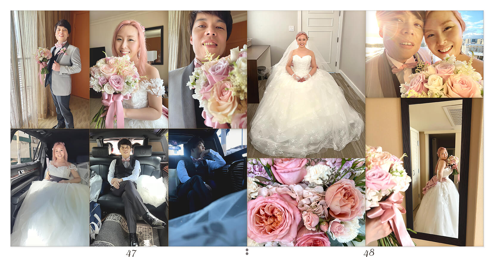 47～48ページ オアフ島 結婚式アルバム