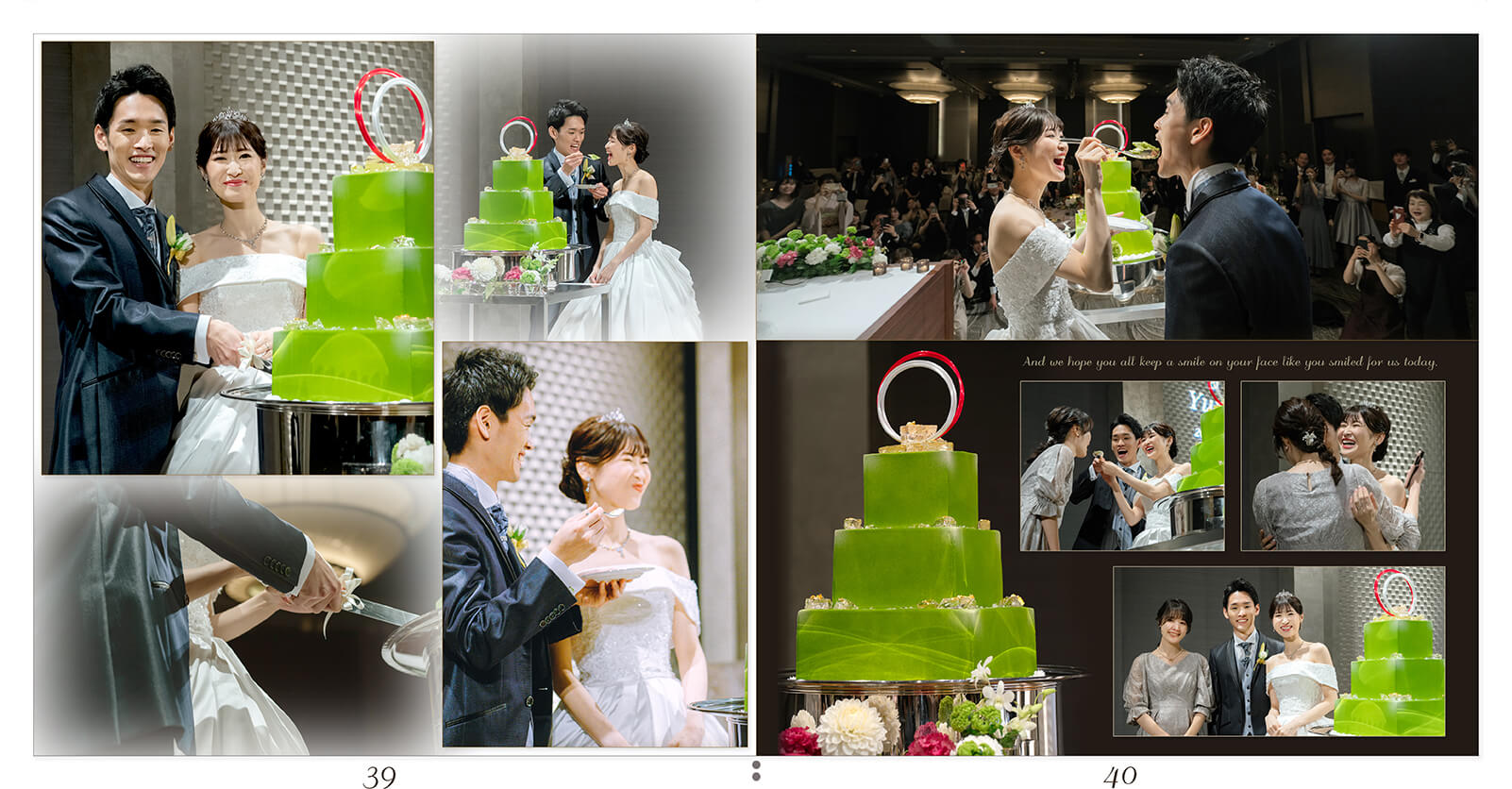 39～40ページ ザ・キャピトルホテル東急 結婚式アルバム